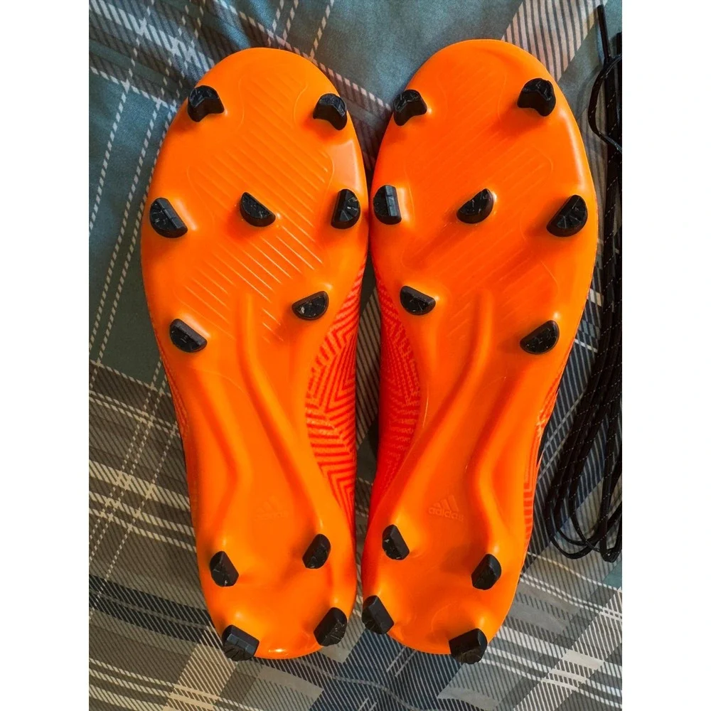 Adidas Nemeziz 18.3 FG Soccer Cleats Men's Size 10 Orange Black DA9590 Excellent